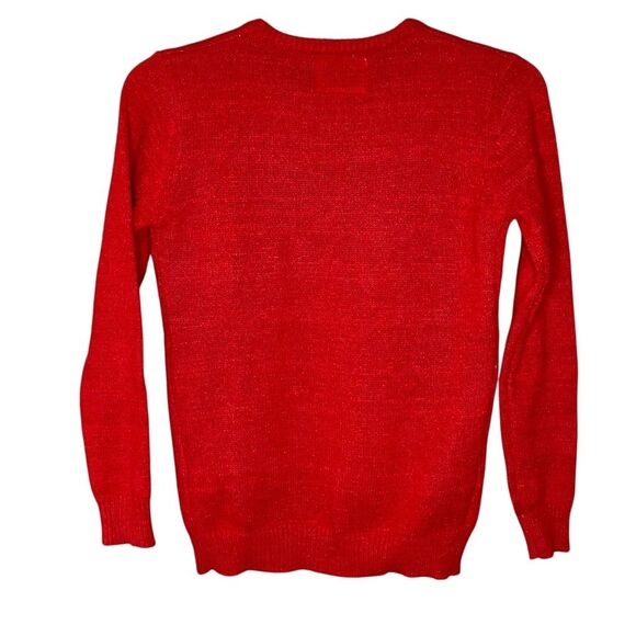 Ugly Christmas Sweater XS Reindeer Real Lights Unisex Holiday - Picture 2 of 6